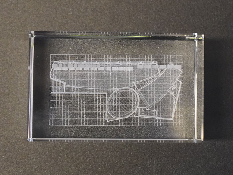 3Dクリスタル　直方体60x40 の画像9