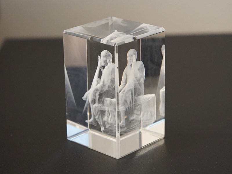 3Dクリスタル　直方体100x60 の画像4