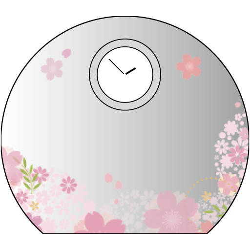 桜グラデーション装飾