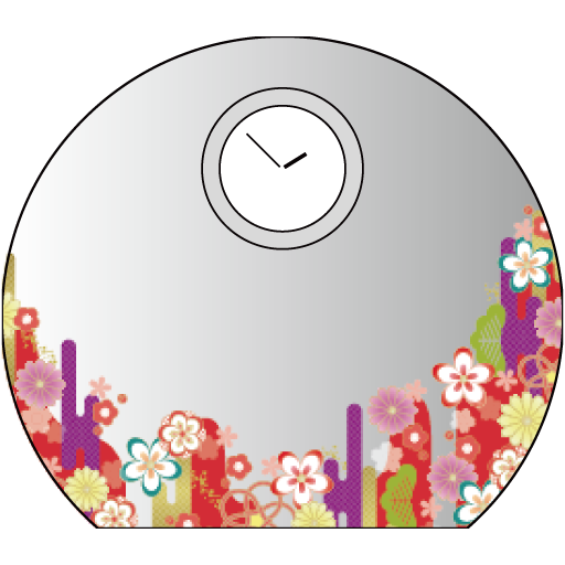 和柄フラワーガーデン装飾