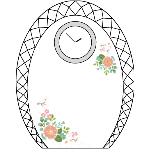 和花流線コーナー装飾