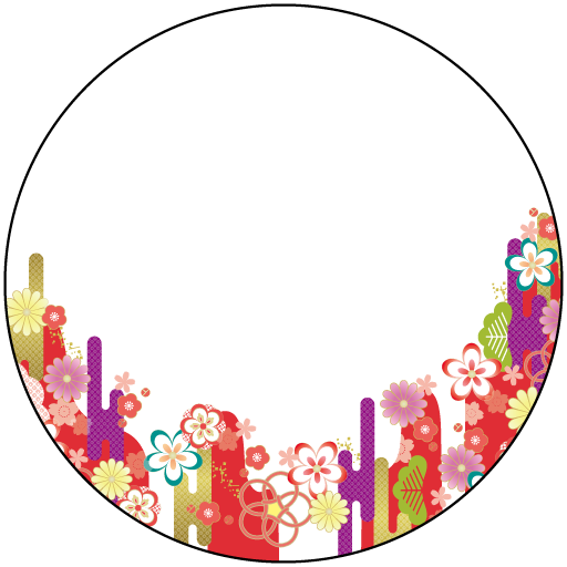 和柄フラワーアーチ装飾