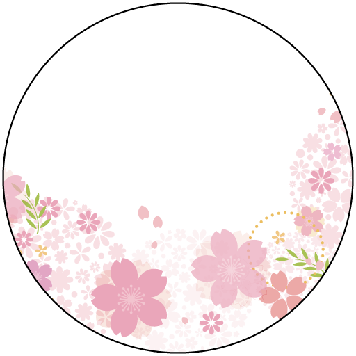 桜アーチ装飾