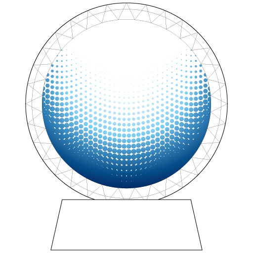 ブルードットグラデーション