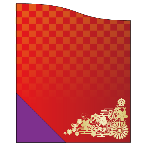 レッドウェーブフラワー