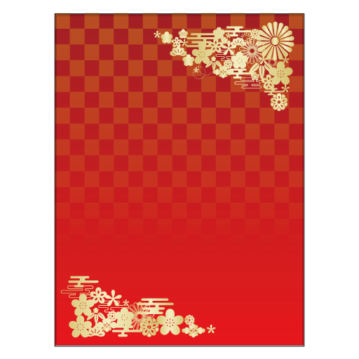 レッドウェーブフラワー