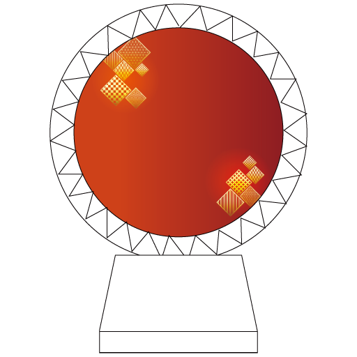 レッドゴールドアクセント