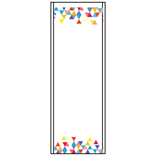 カラートライアングルアクセント
