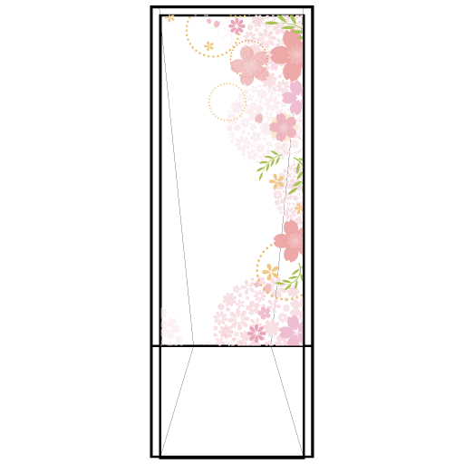 桜フラワーグラデーション