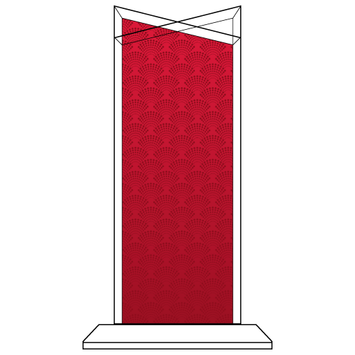 レッドパターンテクスチャ