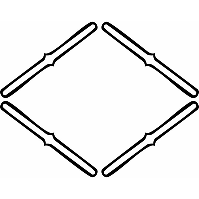 【網】四つ網目菱